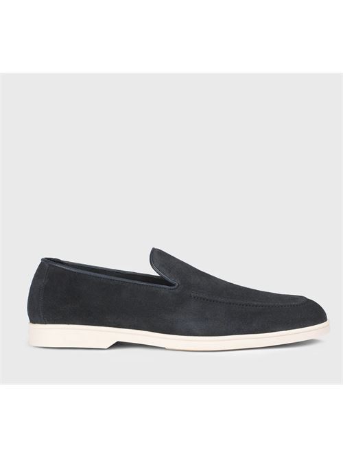 SUEDE LOAFERS DOUCALS | DU3413NWMAUY009GB15VISONE NOTTE/F.DO GLASSA